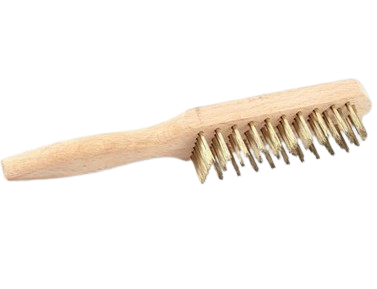 AHŞAP SAPLI TEL FIRÇA NO 6